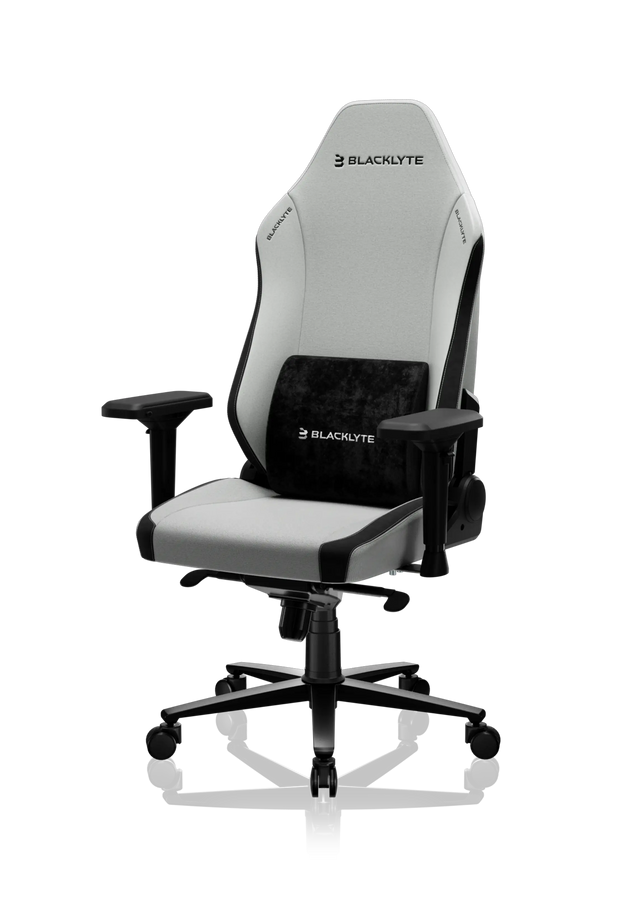 Blacklyte Athena grey fabric gaming chair