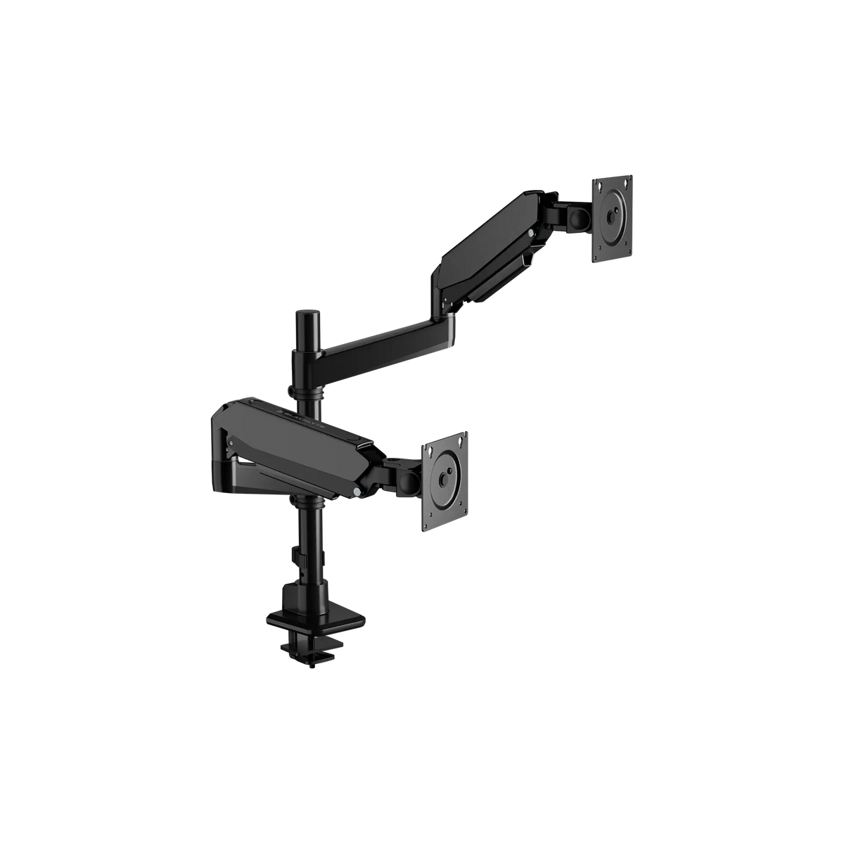 Blacklyte Atlas black dual monitor arm