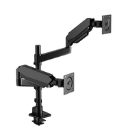 Blacklyte Atlas black dual monitor arm