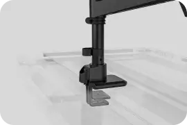Atlas dual monitor arm desk mount
