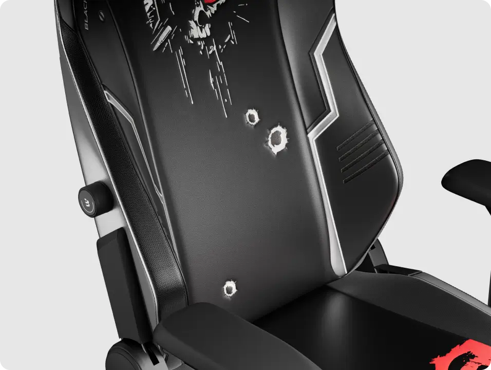 Budapest Major Edition gaming chair with adjustable armrests and reclining back