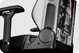 Side View of the Budapest Major Gaming Chair 