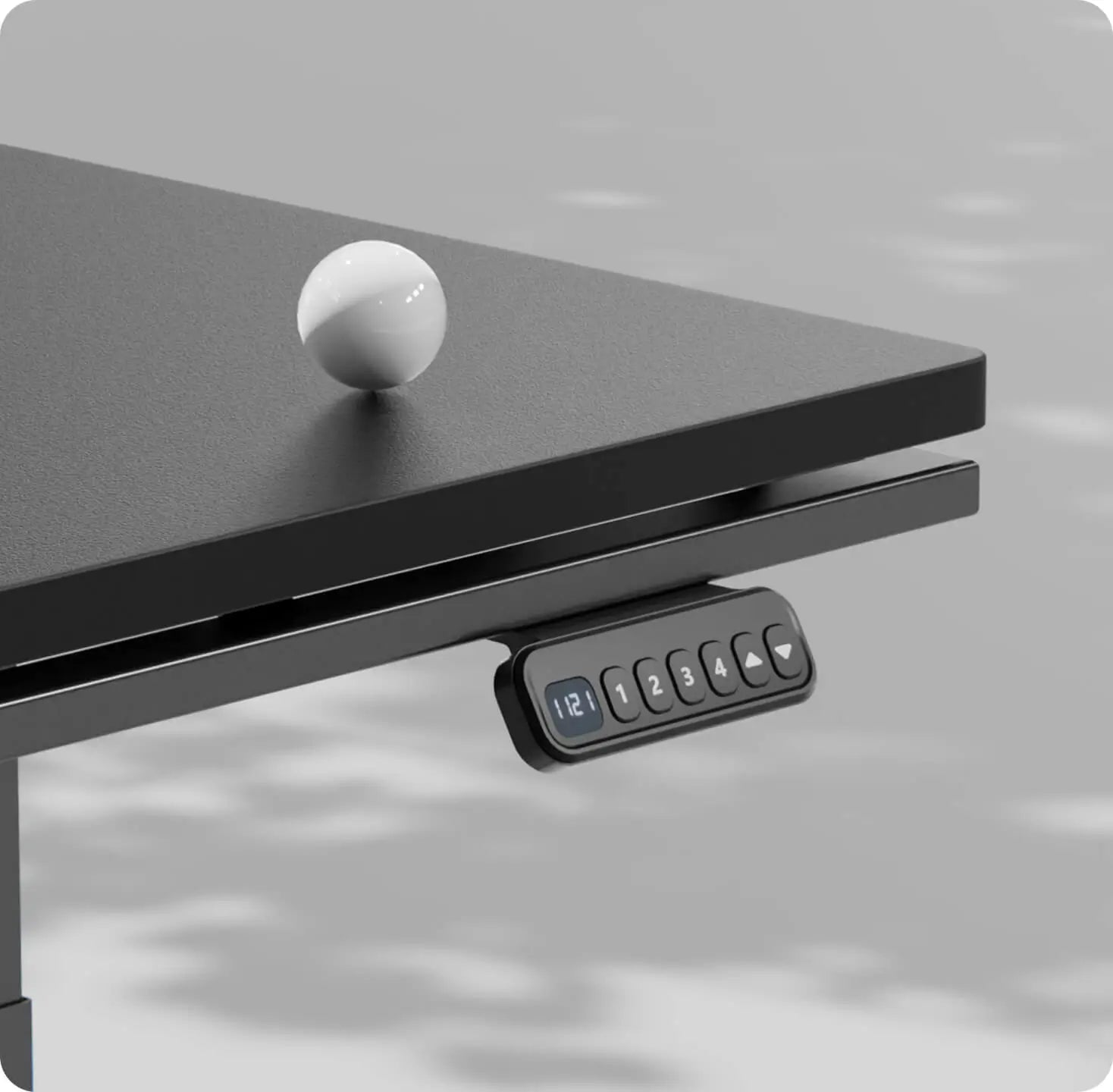 Atlas Lite height adjustable standing desk with highest stability rating