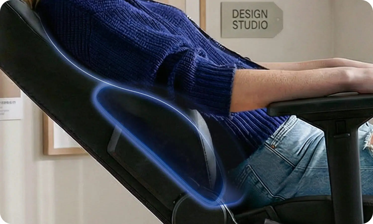 Athena gaming chair lumbar support pillow for lower back pressure
