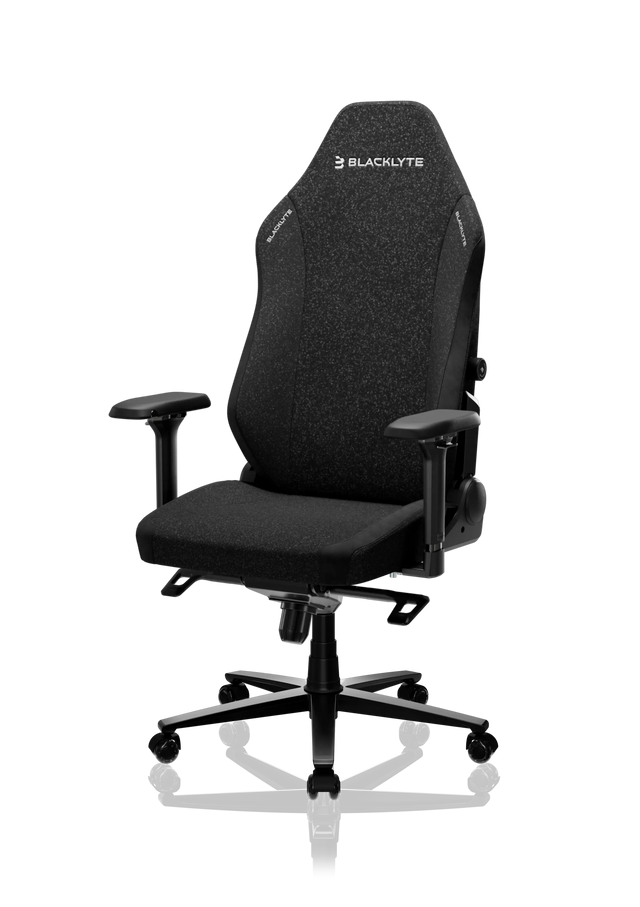 Athena Pro Black Fabric Gaming Chair