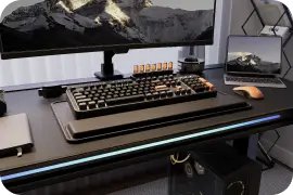 PC gaming desk