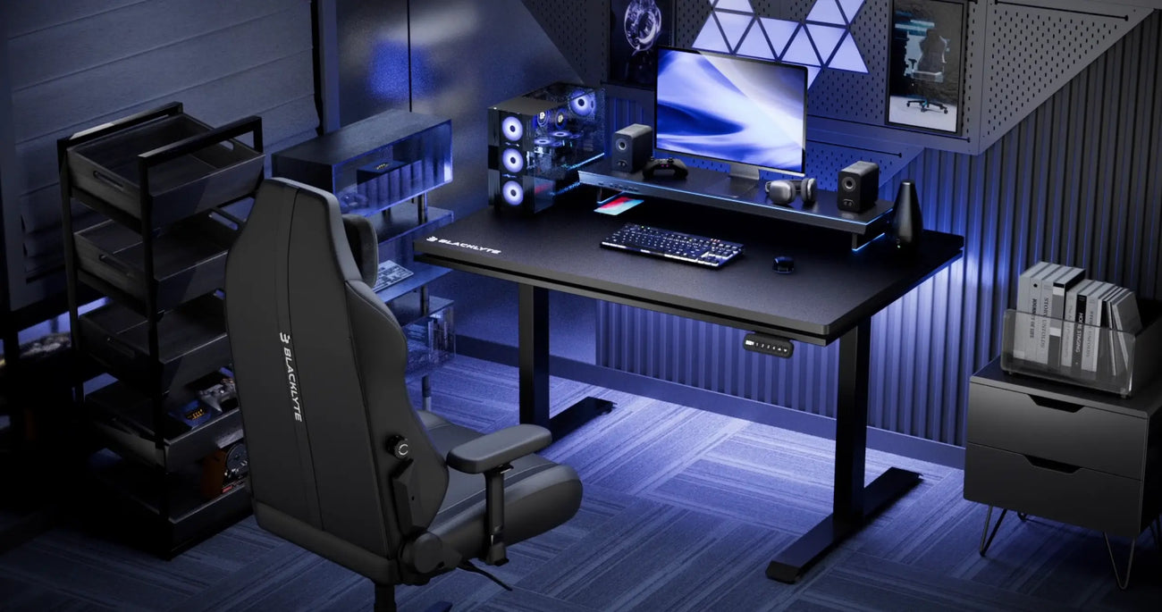 Blacklyte Electric Standing Desk in Modern Home Office