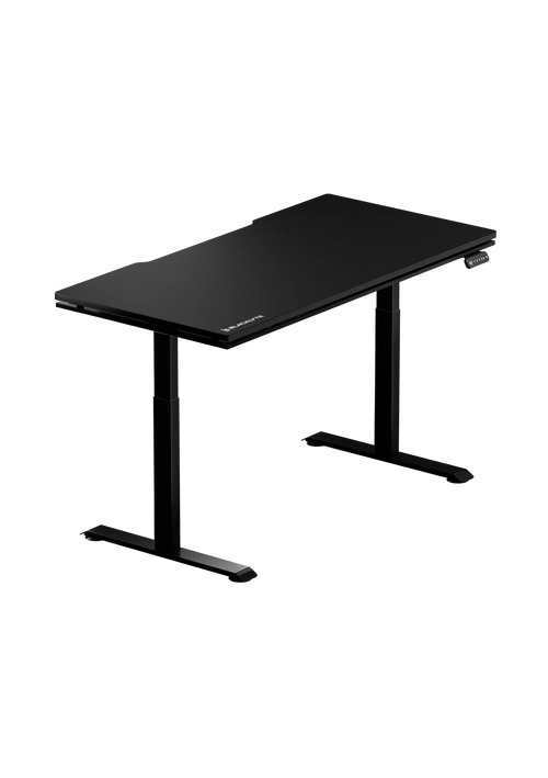 electric black standing desk