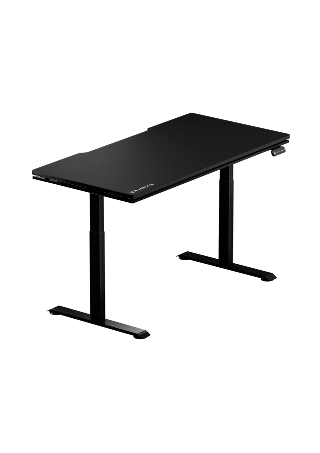 electric black standing desk