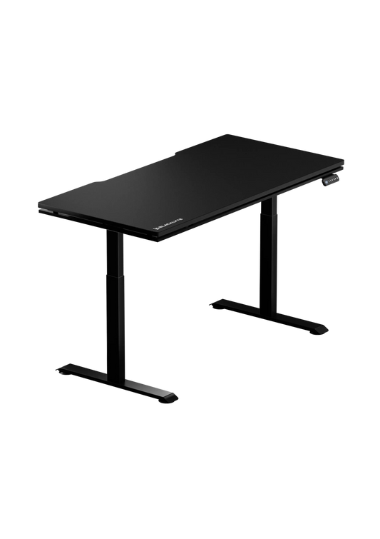 electric black standing desk
