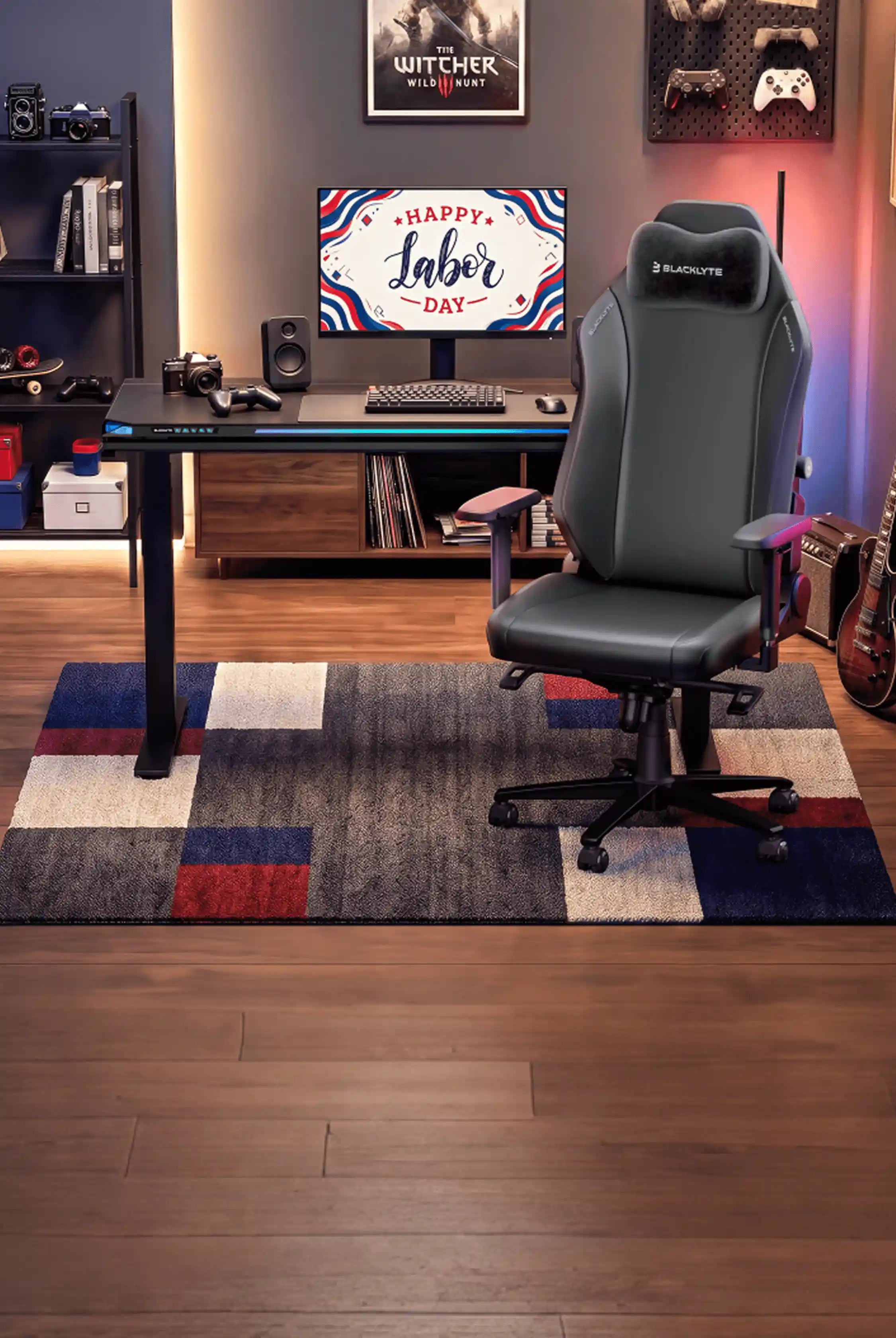 Blacklyte labor day sale on gaming chairs and desks