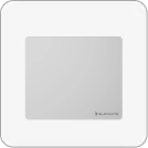 Atlas Glass Mouse Pad - White / Large