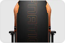 Back view of the Fnatic gaming chair