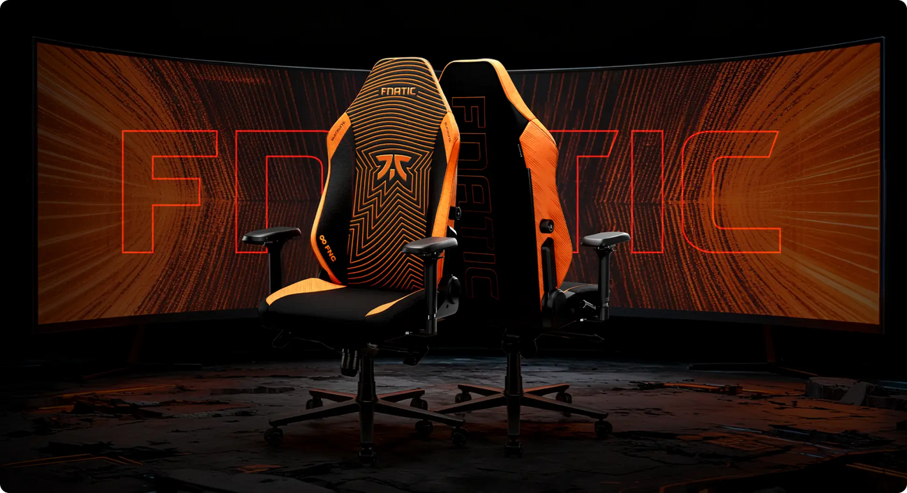 Fnatic gaming chair for esports and gaming setup