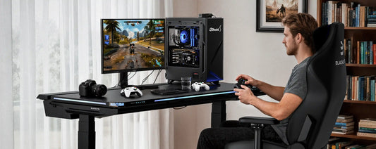 Blacklyte gaming furniture for gameplay