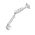 white monitor arm