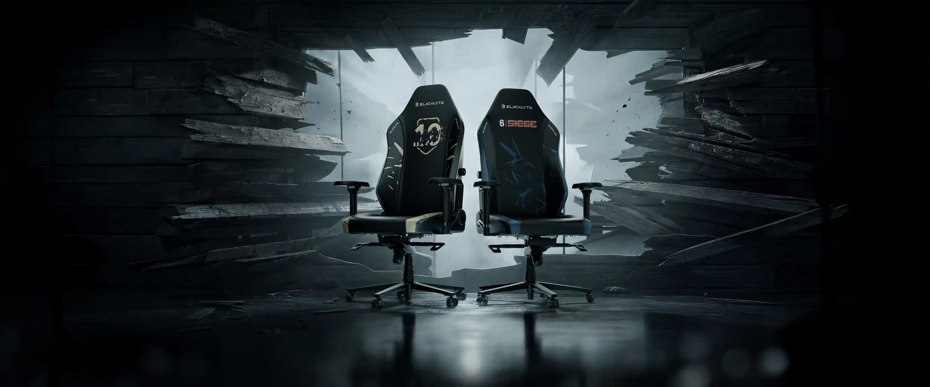 Blacklyte Athena Pro Rainbow Six Siege gaming chair
