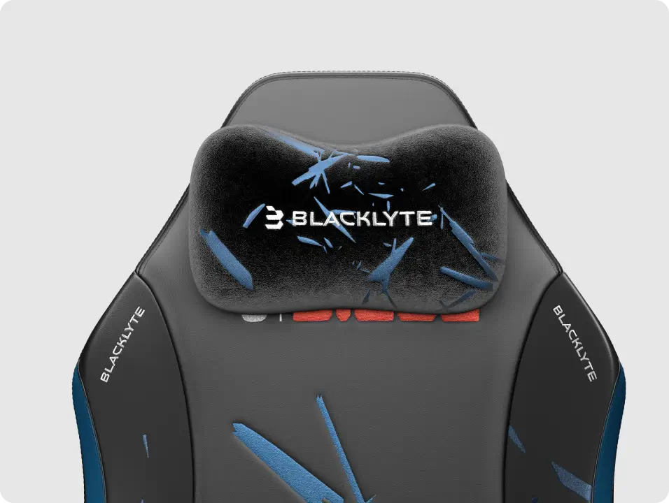 R6 Siege Edition gaming chair with a magnetic headrest pillow