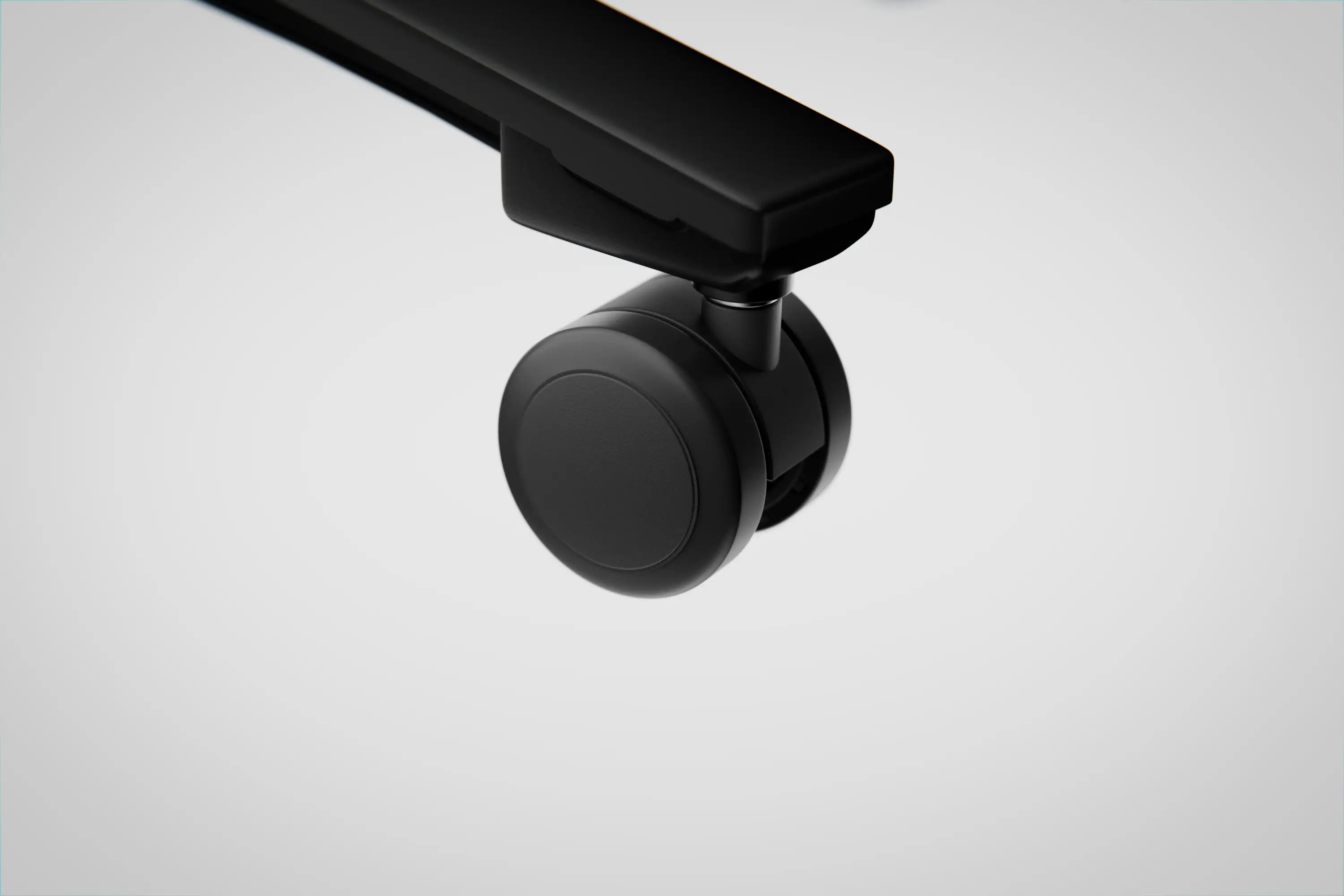 Close-up of Blacklyte Athena Gaming Chair Wheels
