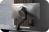 Atlas height-adjustable single-monitor arm desk mount with cable management